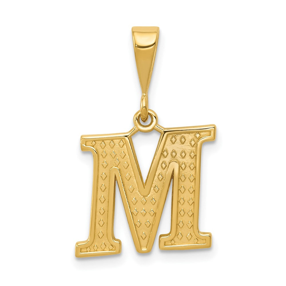 10KY Initial M Pendant-10C1449-M