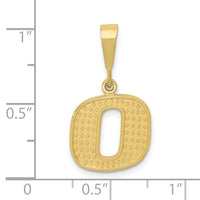 10KY Initial O Pendant-10C1449-O