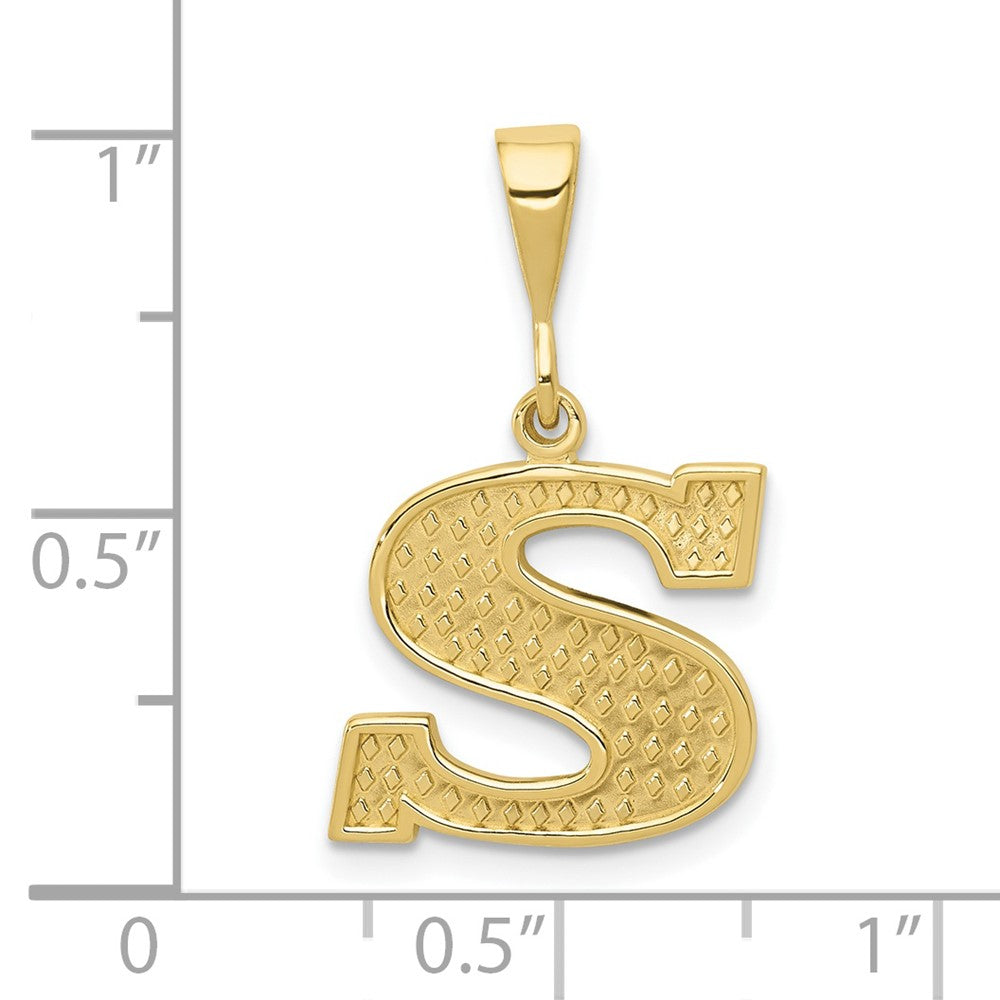 10KY Initial S Pendant-10C1449-S