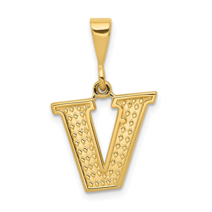 10KY Initial V Pendant-10C1449-V