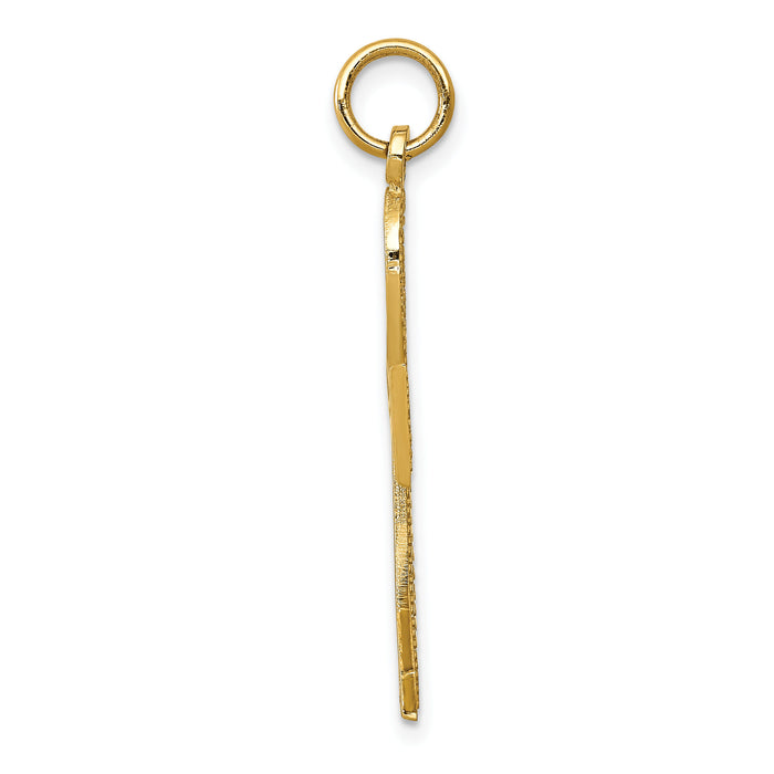 10k Ankh Cross Charm-10C1475