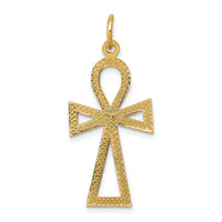 10k Ankh Cross Charm-10C1475