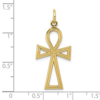 10k Ankh Cross Charm-10C1475