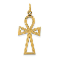 10k Ankh Cross Charm-10C1475
