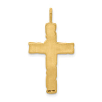 10k Nugget Cross Pendant-10C1480
