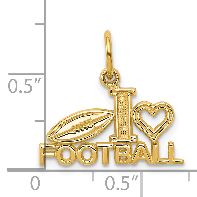 10k Football Charm-10C149
