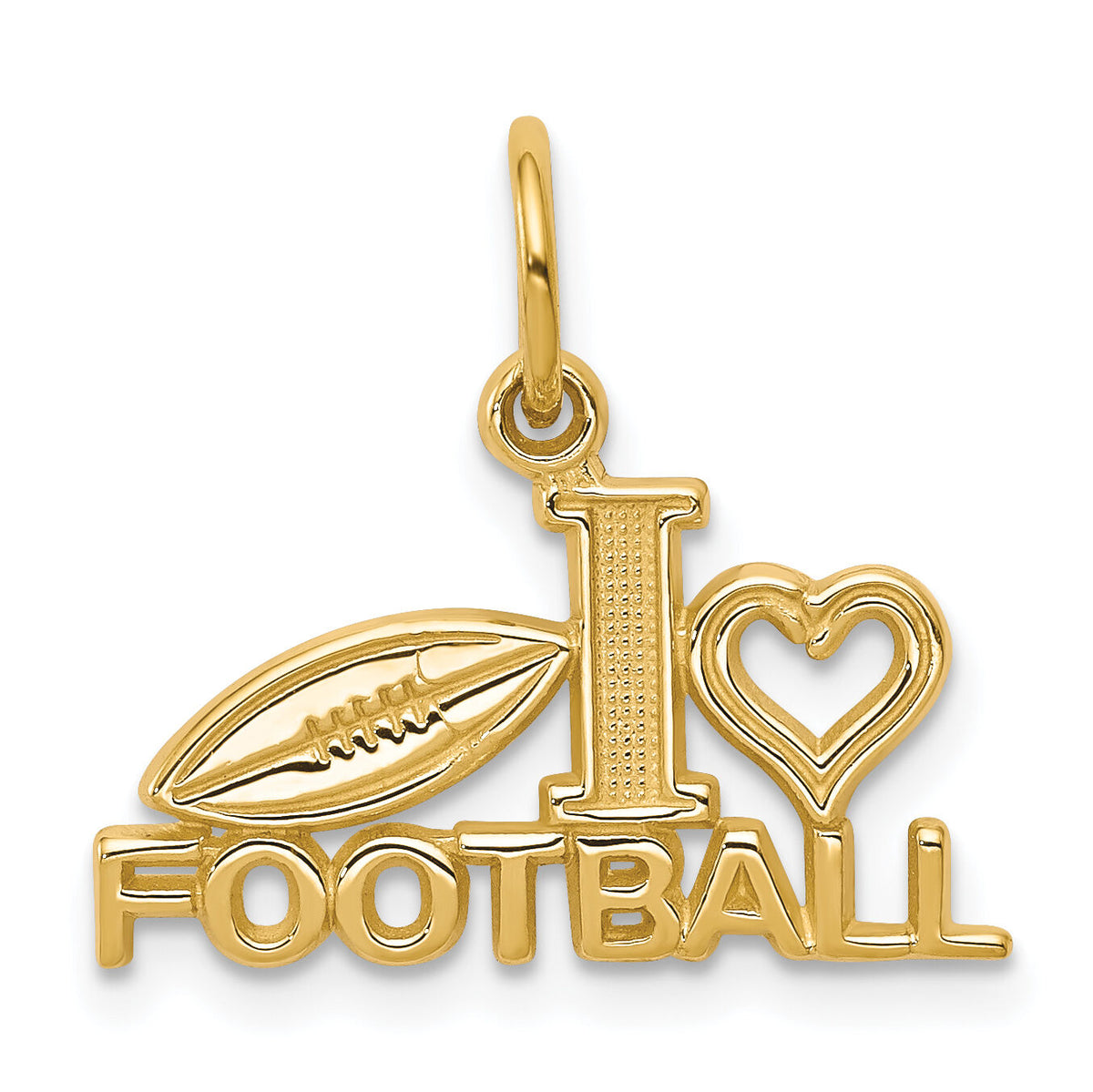 10k Football Charm-10C149