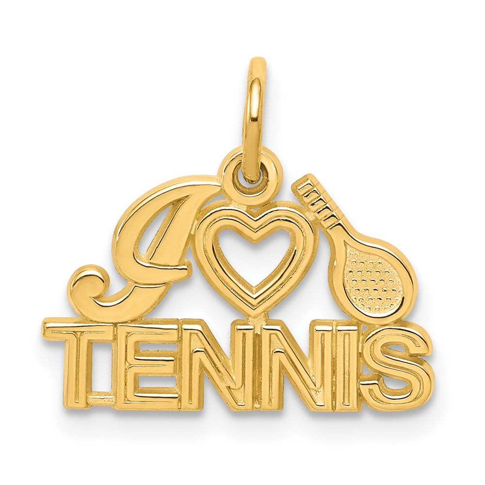10K I HEART TENNIS Charm-10C150