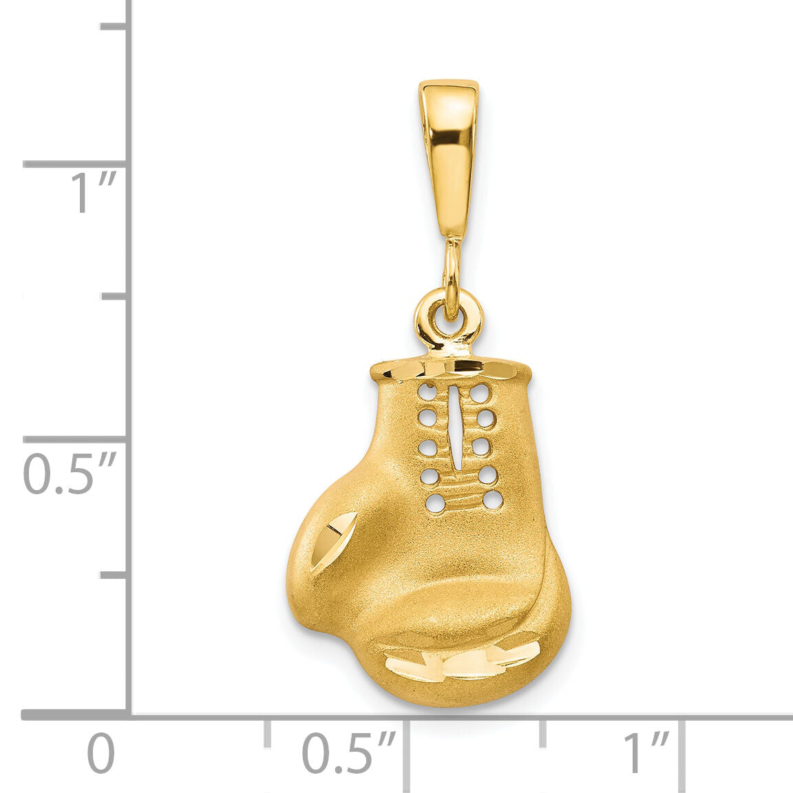 10K Boxing Glove Charm-10C160