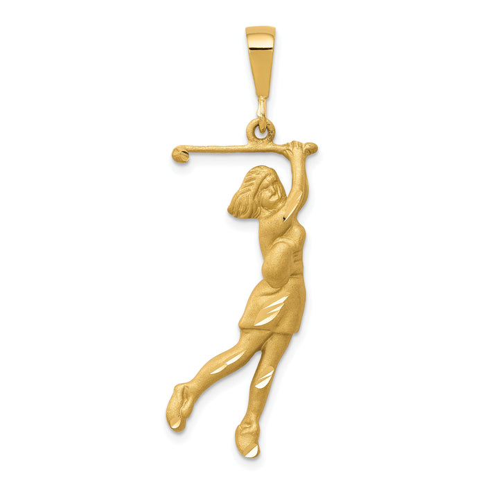 10K Golfer Charm-10C168