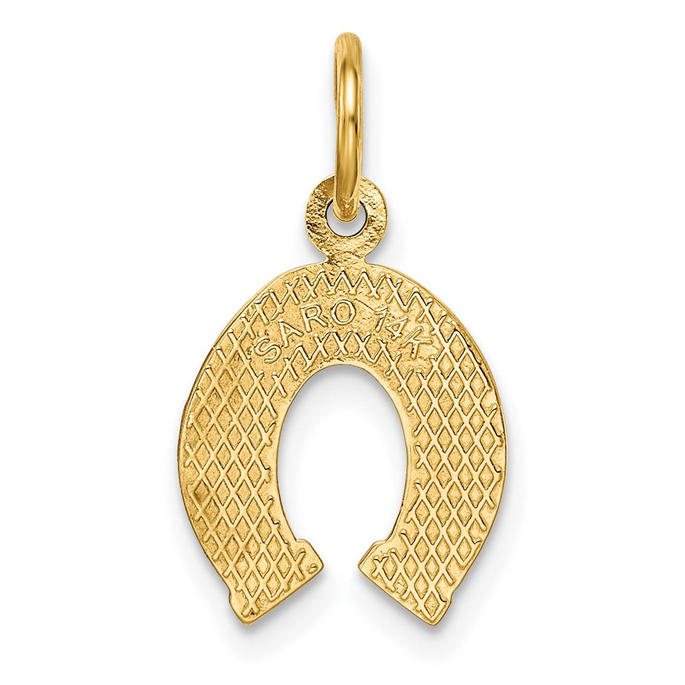 10k Horseshoe Charm-10C1738