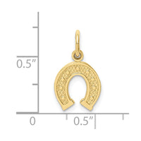 10k Horseshoe Charm-10C1738