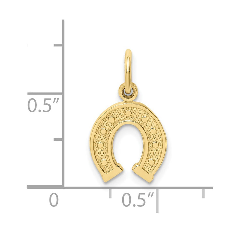 10k Horseshoe Charm-10C1738