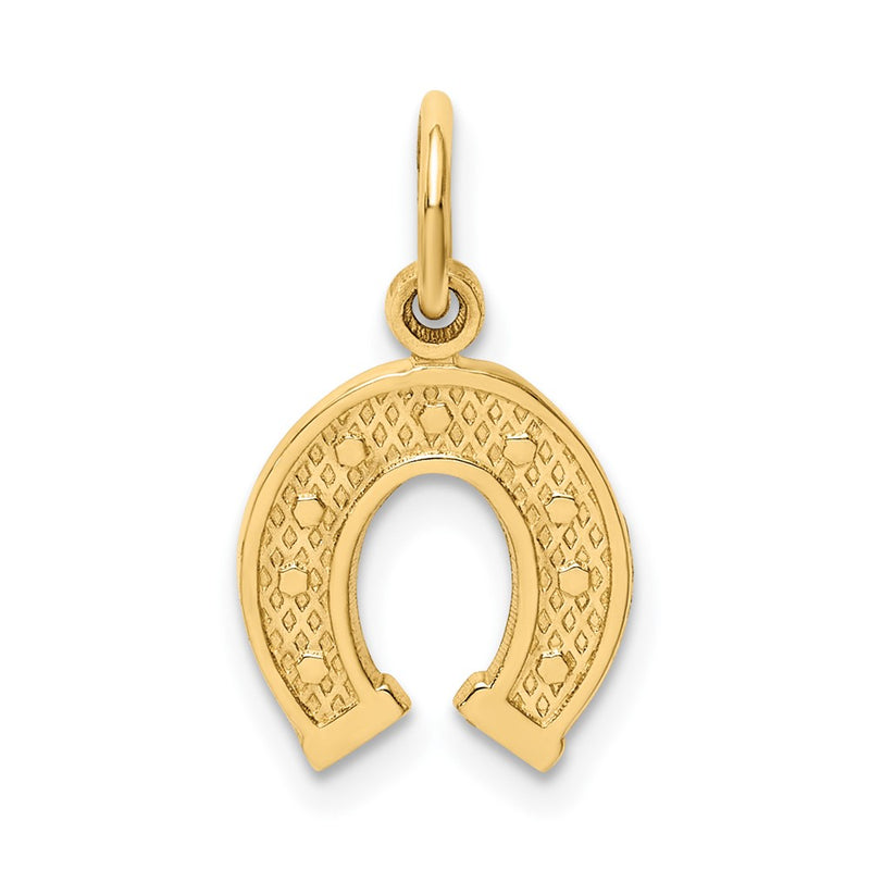 10k Horseshoe Charm-10C1738