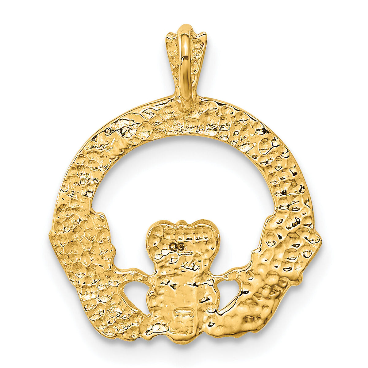 10k Claddagh Pendant-10C1753