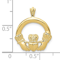 10k Claddagh Pendant-10C1753