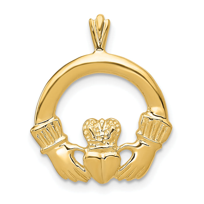 10k Claddagh Pendant-10C1753