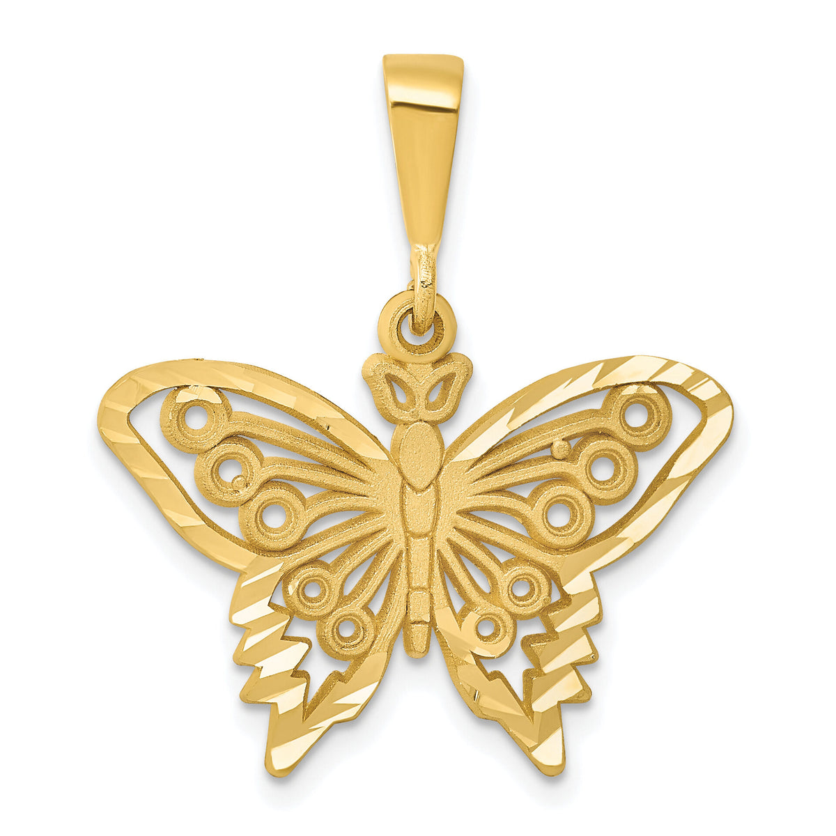10k Butterfly Charm-10C1849