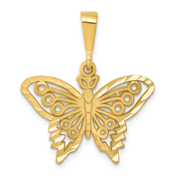 10k Butterfly Charm-10C1849