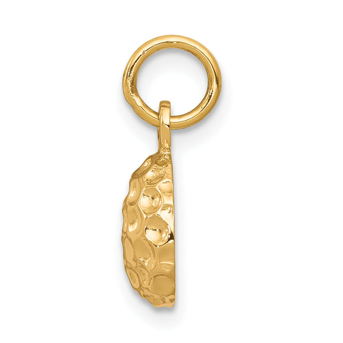 10K Golf Ball Charm-10C187