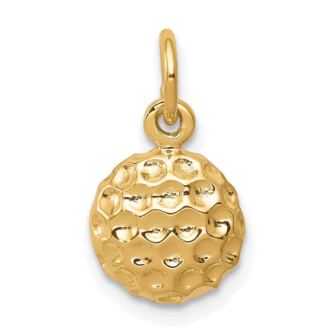 10K Golf Ball Charm-10C187