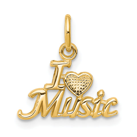 GOLD MUSICAL PENDANT