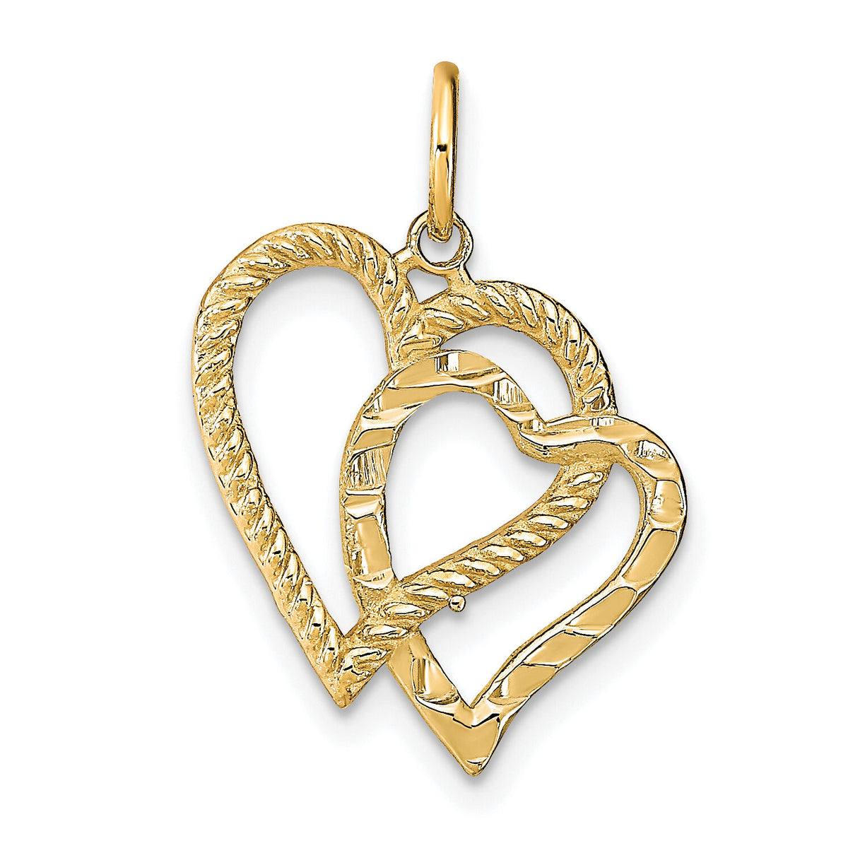 10k Heart Charm-10C218