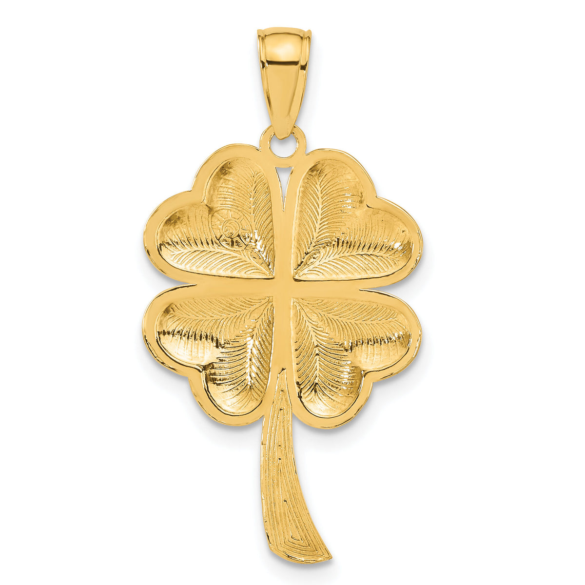10k 4-Leaf Clover Pendant-10C2199