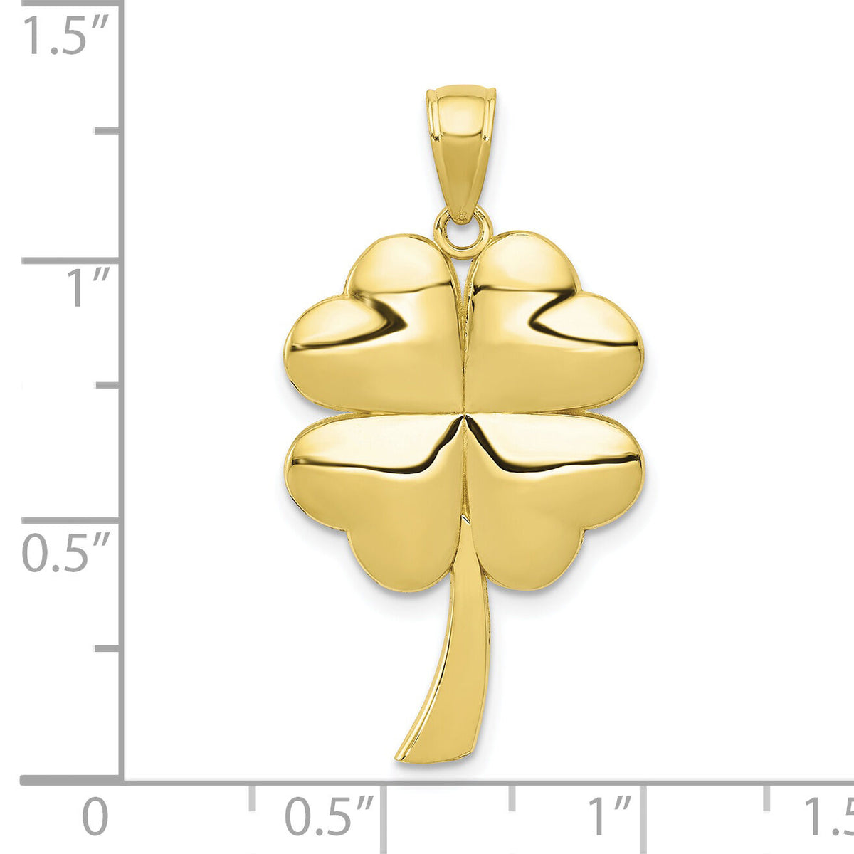 10k 4-Leaf Clover Pendant-10C2199