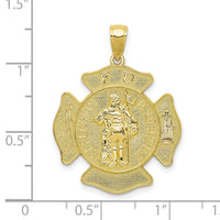 10k St. Florian Protect Us/Fire Dept. Pendant-10C2257