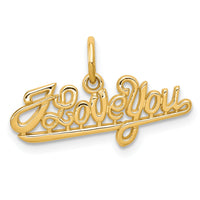 10K I LOVE YOU Charm-10C226
