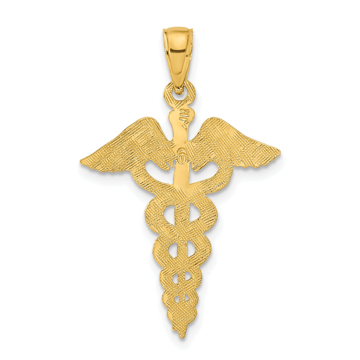 10k Caduceus Pendant-10C2261