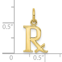 10k Prescription Symbol RX Charm-10C2272