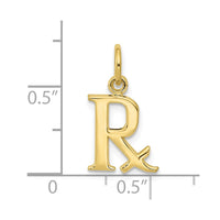 10k Prescription Symbol RX Charm-10C2272