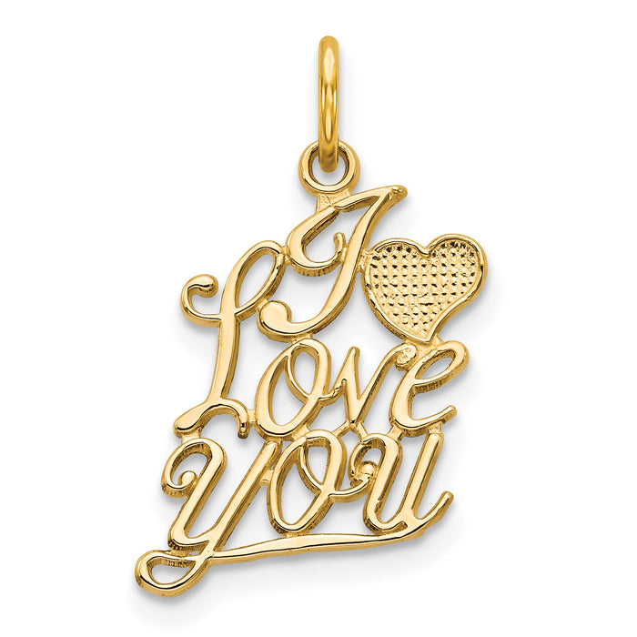 10K I LOVE YOU Charm-10C229