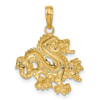 10k Dragon Pendant-10C2379