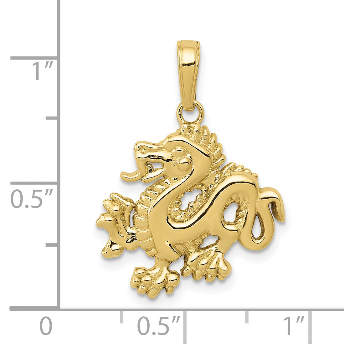 10k Dragon Pendant-10C2379