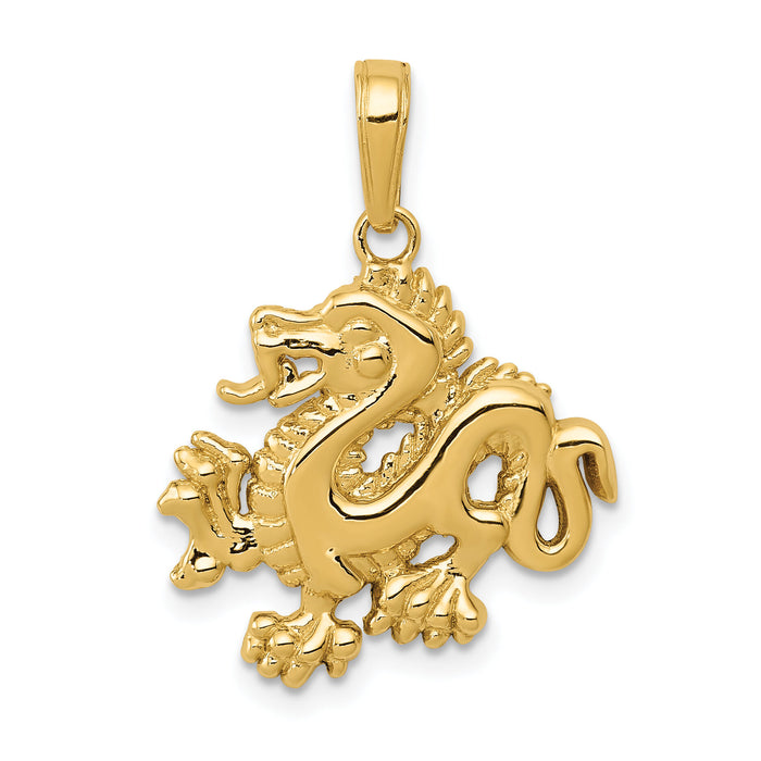 10k Dragon Pendant-10C2379