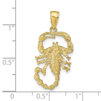 10k Scorpion Charm-10C2383