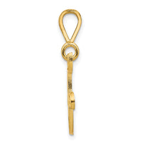 10k Initial F Pendant-10C242/F