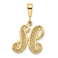 10k Initial H Pendant-10C242/H