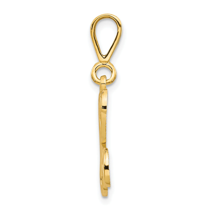 10k Initial K Pendant-10C242/K