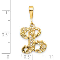 10k Initial L Pendant-10C242/L