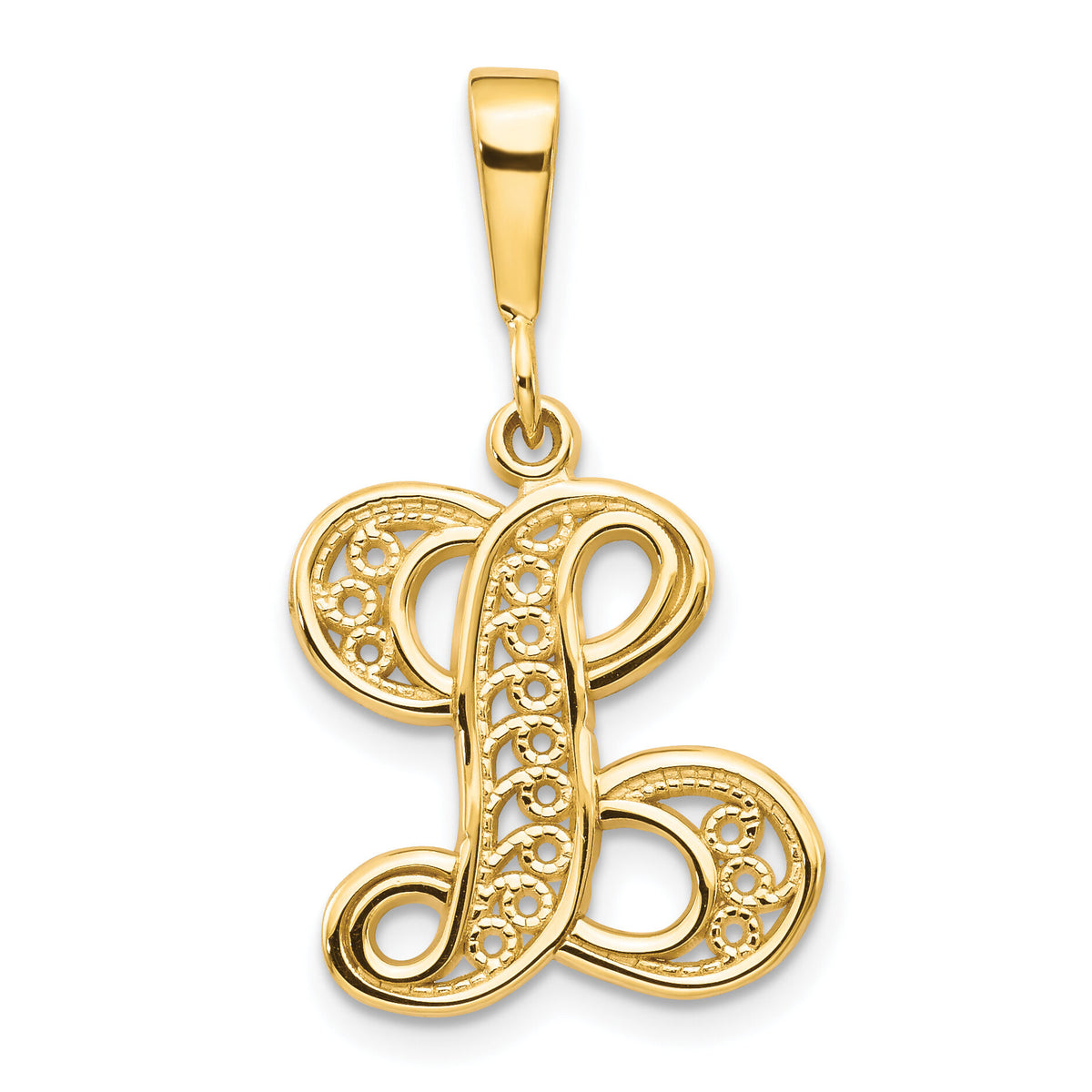 10k Initial L Pendant-10C242/L