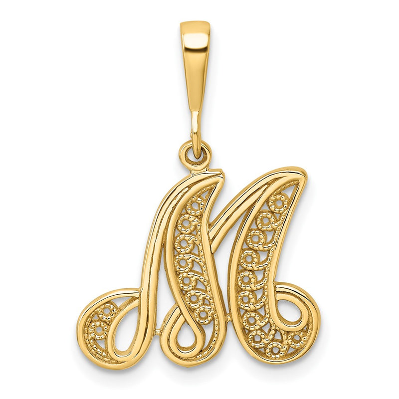 10k Initial M Pendant-10C242/M