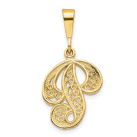 10k Initial P Pendant-10C242/P