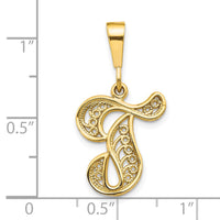 10k Initial T Pendant-10C242/T