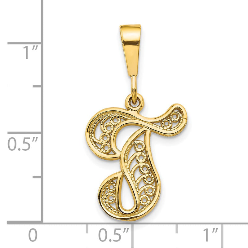 10k Initial T Pendant-10C242/T