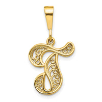 10k Initial T Pendant-10C242/T