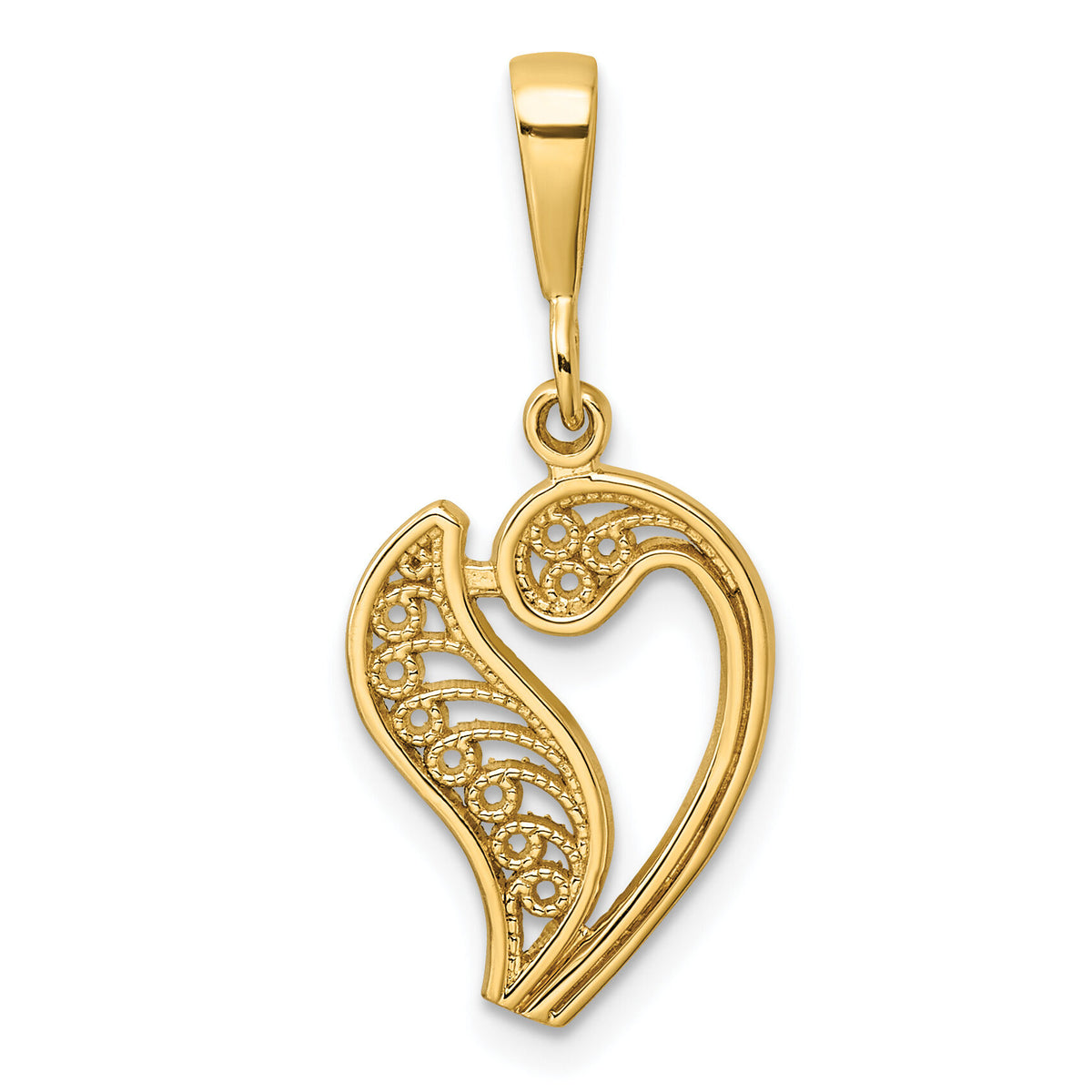 10k Initial V Pendant-10C242/V